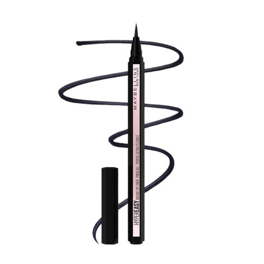 אייליינר נוזלי 'הייפר איזי' בעל מריחה נוחה ללא מריחות עמיד 24 שעות - מייבלין