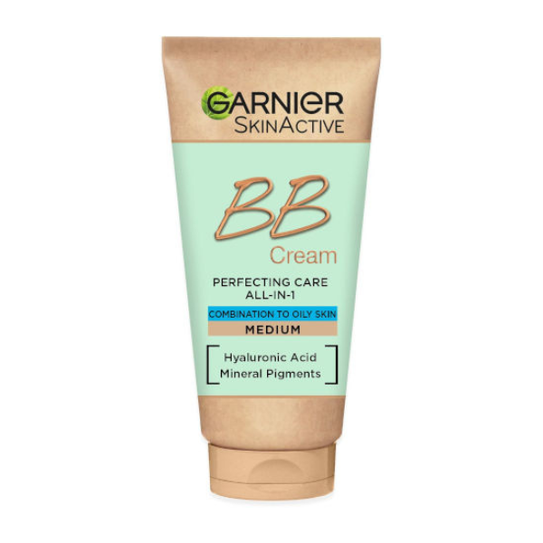 קרם לחות BB בתוספת גוון עם מקדם הגנה SPF15 לעור פנים מעורב עד שמן 50 מ"ל - גרנייה
