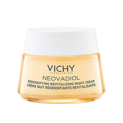 קרם לילה להשבת הלחות ומיצוק העור פוסט מנופוז מסדרת "נאובדיול" 50 מ"ל - וישי