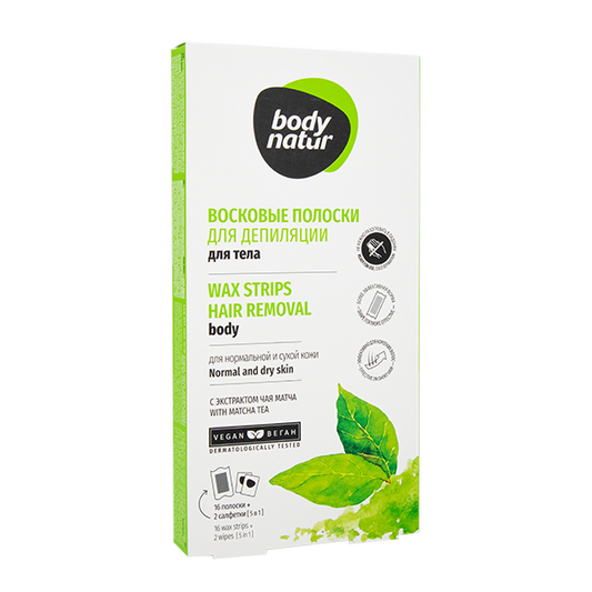 רצועות שעווה מאצ'ה בודי נאטור