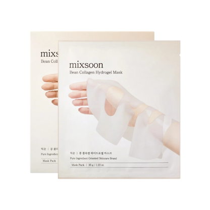 מארז מסכות קולגן הידרוג'ל למיצוק והחייאת עור הפנים 5 יח' - mixsoon