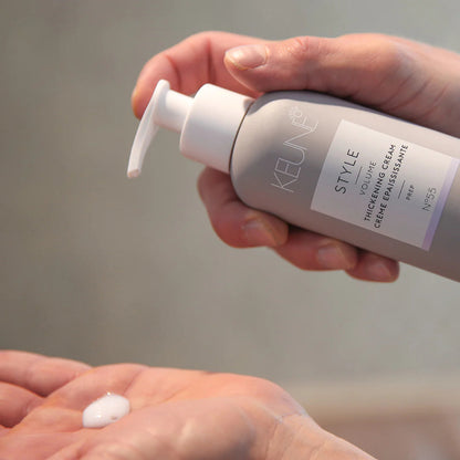 נוזל מעצב, מעבה ומעניק נפח לשיער דק 'ווליום טיקינג קרם' מסדרת סטייל 200 מ"ל - קיון