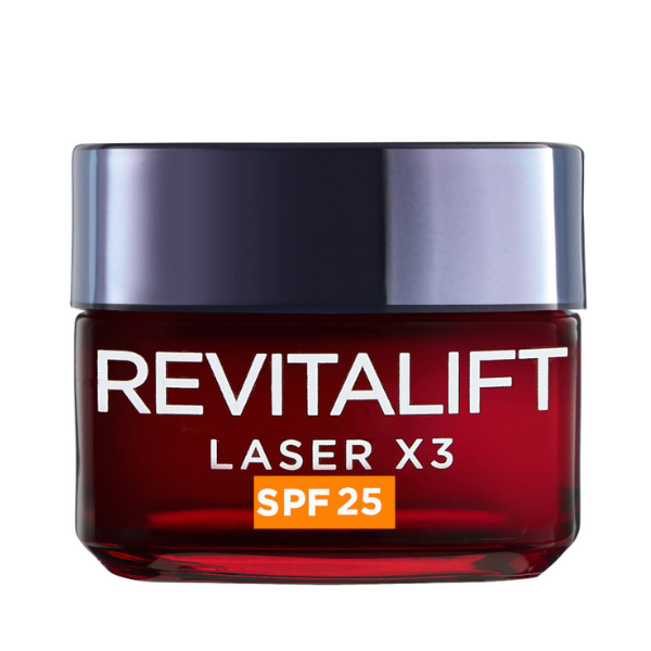 קרם יום אנטי אייג'ינג עם מקדם הגנה SPF25 מסדרת 'רויטליפט לייזר' 50 מ"ל - לוריאל פריז
