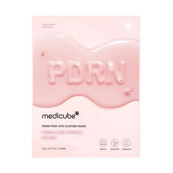 מסכת בד PDRN למיצוק והענקת זוהר לעור הפנים - medicube