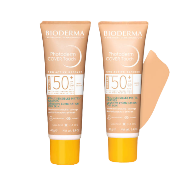 מייקאפ בעל מקדם הגנה SPF50+ לעור מעורב עד שמן מסדרת 'פוטודרם' 40 גרם - ביודרמה