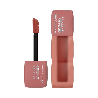 שפתון טינט 'סופר סטיי טדי טינט' עמיד לעד 12 שעות - מייבלין