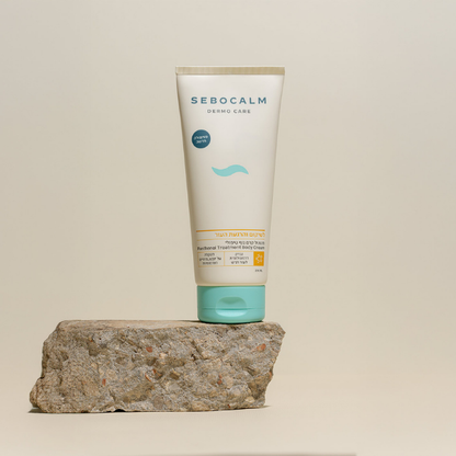 קרם גוף פנטנול טיפולי להזנת העור מסדרת 'דרמו קר' 200 מ"ל - סבוקלם