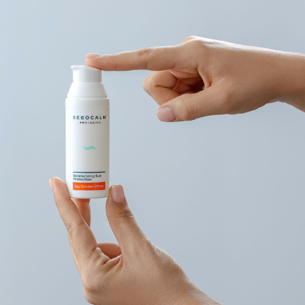 קרם הגנה SPF50 לצמצום מראה קמטים סבוקלם