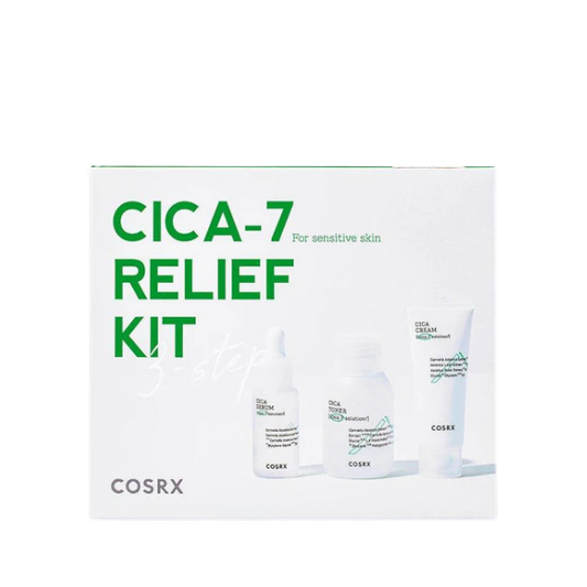 מארז 3 שלבים CICA7 להרגעת עור אדמומי ומגורה - COSRX