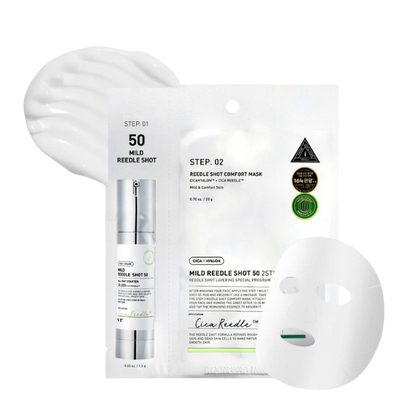 מארז ניסיון המכיל סרום 'מיקרו מחטים 50' ומסכת לחות לעור הפנים - VT