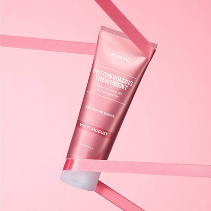 מסכה אינטנסיבית לשיקום קשרי חלבון המעניקה מראה מבריק וקטיפתי 250 מ"ל - KUNDAL