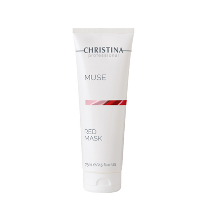 מסכה אדומה 'רד מאסק' לשיקום והענקת זוהר לעור הפנים מסדרת מיוז 75 מ"ל - כריסטינה