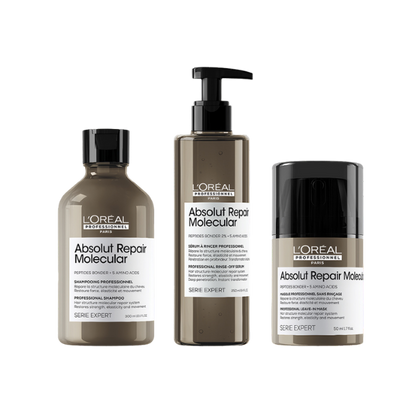מארז שיקום מקצועי לשיער פגום במהדורה מוגבלת מסדרת 'אבסולוט ריפר מולקולר' - לוריאל