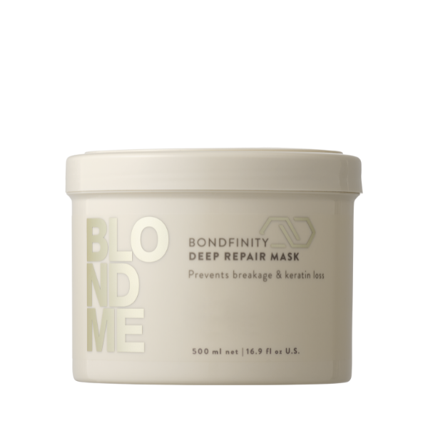 מסכה 'דיפ ריפר' לשיקום עמוק ומניעת שבירת סיב השערה מסדרת בלונדמי 500 מ"ל - שוורצקופף פרופשיונל