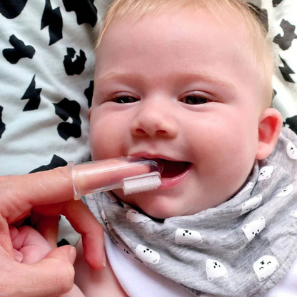 מברשת אצבע לשיניים ולחניכיים 'שלב 1' 2 יח' - ג'ק אן ג'יל