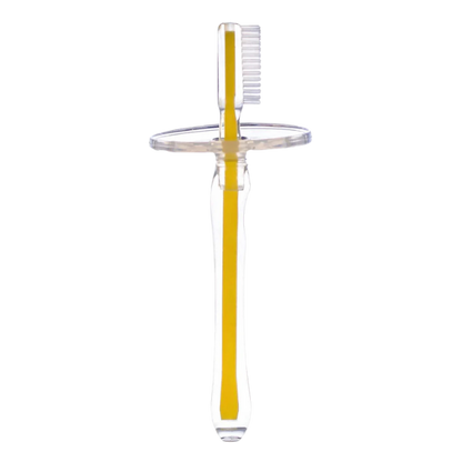 מברשת שיניים סיליקון עם מגן בטיחות 'שלב 2' - ג'ק אן ג'יל