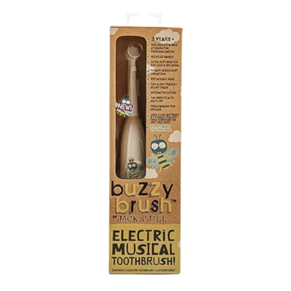 מברשת שיניים חשמלית מוזיקלית 'באזי' לגיל 3 ומעלה - ג'ק אן ג'יל