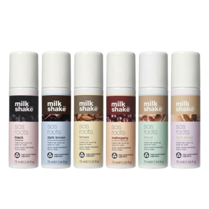 תרסיס צבע לכיסוי שורשי שיער לבן ואפור 75 מ"ל - מילקשייק