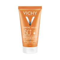 קפיטל סוליי תחליב הגנה קליל לפנים 50 SPF למראה עור מאט 50 מ"ל - וישי