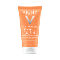 קפיטל סוליי קרם הגנה קליל לפנים 50 SPF במרקם קטיפתי 50 מ"ל - וישי