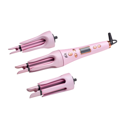 מסלסל שיער אוטומטי בצבע ורוד - ג'ול