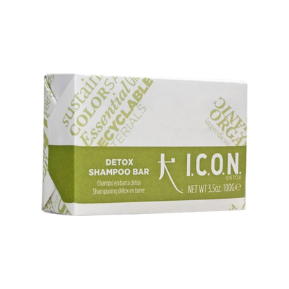 שמפו ללא מלחים מוצק לניקוי עמוק לשיער שומני מסדרת 'דיטוקס' 100 גרם - אייקון