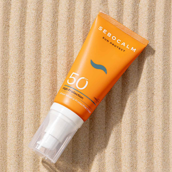 קרם הגנה מינרלי לעור הפנים 50SPF לכל סוגי העור 50 מ"ל - סבוקלם