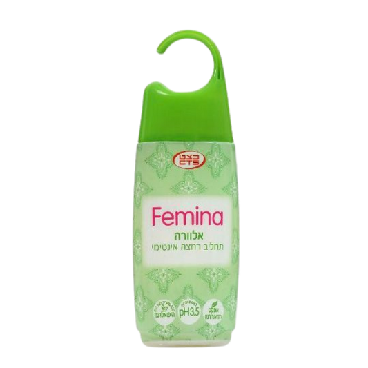 תחליב רחצה אינטימי 'אלוורה' לשימוש יומיומי 220 מ"ל - פמינה