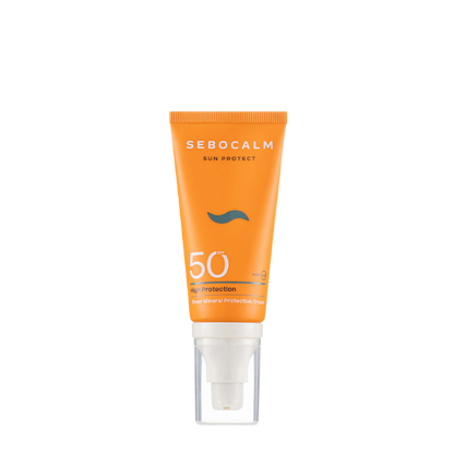 קרם הגנה מינרלי לעור הפנים 50SPF לכל סוגי העור 50 מ"ל - סבוקלם