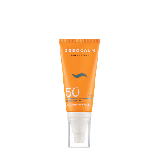 קרם הגנה מינרלי לעור הפנים 50SPF לכל סוגי העור 50 מ"ל - סבוקלם