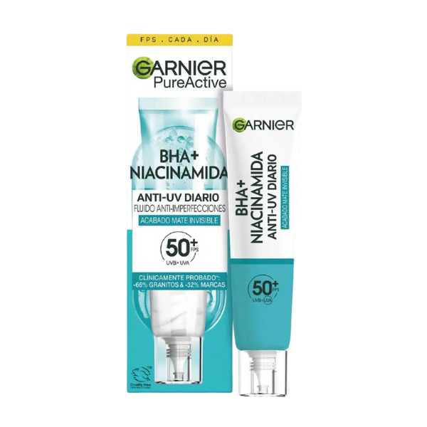 קרם חומצה סליצילית SPF50 גרנייה