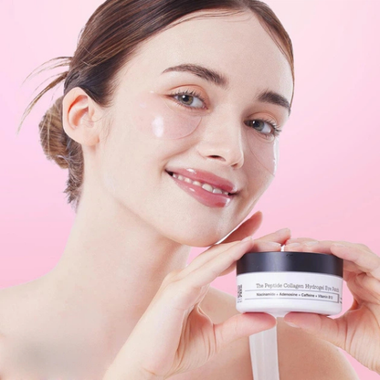 מסכות הידרוג'ל 'פפטיד וקולגן' להפחתת נפיחות והבהרת אזור העיניים 60 יח' - COSRX