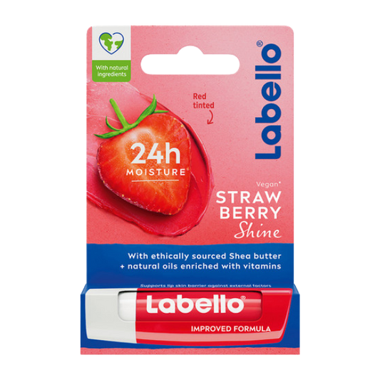 שפתון לחות לשפתיים בטעם תות - לבלו