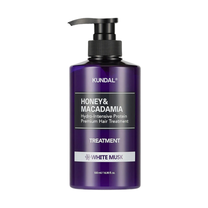 מסכה אינטנסיבית 'דבש ומקדמיה' לשיקום והזנת לחות לשיער פגום 500 מ"ל - KUNDAL