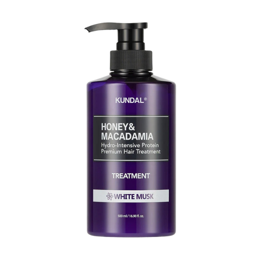 מסכה אינטנסיבית 'דבש ומקדמיה' לשיקום והזנת לחות לשיער פגום 500 מ"ל - KUNDAL