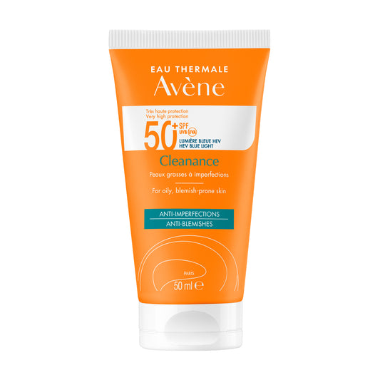תחליב הגנה מהשמש SPF50+ לעור שמן 50 מ"ל - Avene
