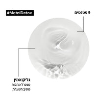 מסכה מקצועית לשיער שעבר צביעה, בליאג' או הבהרה מסדרת 'מטאל דיטוקס' 500 מ"ל - לוריאל