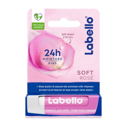 שפתון לחות לשפתיים רוז בגוון ורוד - לבלו