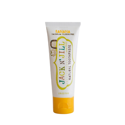 משחת שיניים טבעית לתינוקות בטעם בננה 50 גרם - ג'ק אן ג'יל