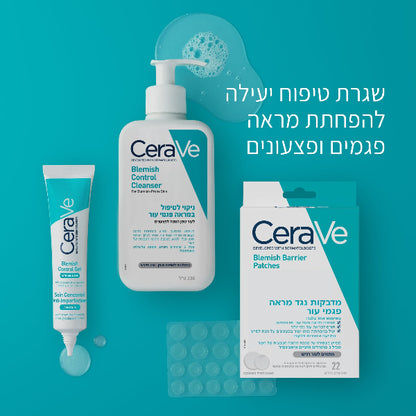 ג'ל ניקוי לטיפול בפגמים בעור פנים שמן הנוטה לפצעונים 236 מ"ל - סרווה