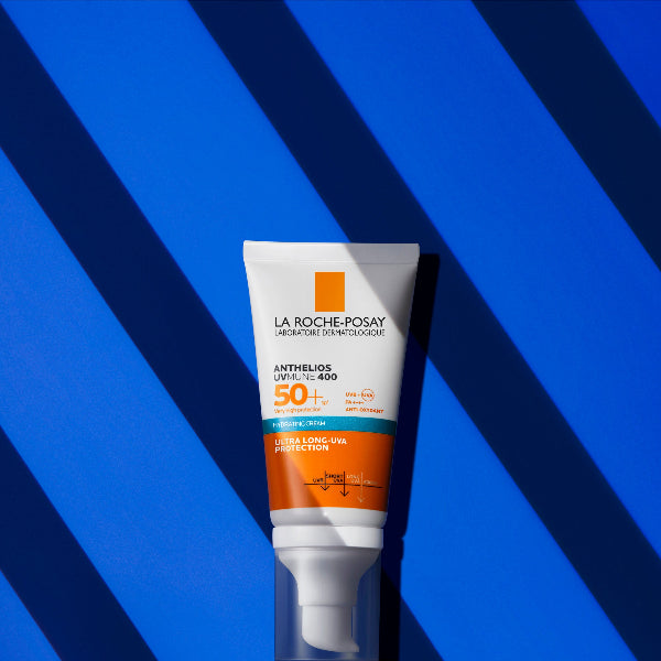 קרם הגנה מהשמש לפנים לעור רגיש עם מקדם הגנה SPF-50+ מסדרת אנתליוס 50 מ"ל - לה רוש פוזה