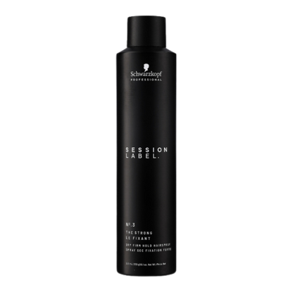 ספריי 'דה סטרונג' לעיצוב השיער בעל אחיזה חזקה מסדרת 'סשן לייבל' 300 מ"ל - שוורצקופף
