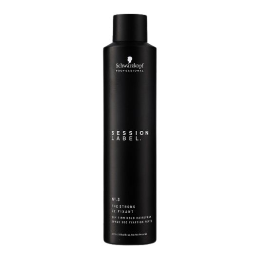 ספריי 'דה סטרונג' לעיצוב השיער בעל אחיזה חזקה מסדרת 'סשן לייבל' 300 מ"ל - שוורצקופף