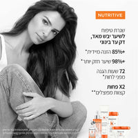 מסכת הזנה מרוכזת לשיער דק ויבש מאוד 'מאסקאינטנס' מסדרת נוטריטיב 200 מ"ל - קרסטס