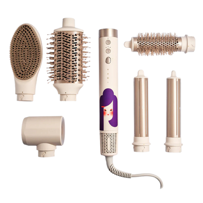 מעצב שיער מולטי בעל 6 ראשים - קאמי