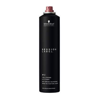 ספריי 'דה סטרונג' לעיצוב השיער בעל אחיזה חזקה מסדרת 'סשן לייבל' 300 מ"ל - שוורצקופף