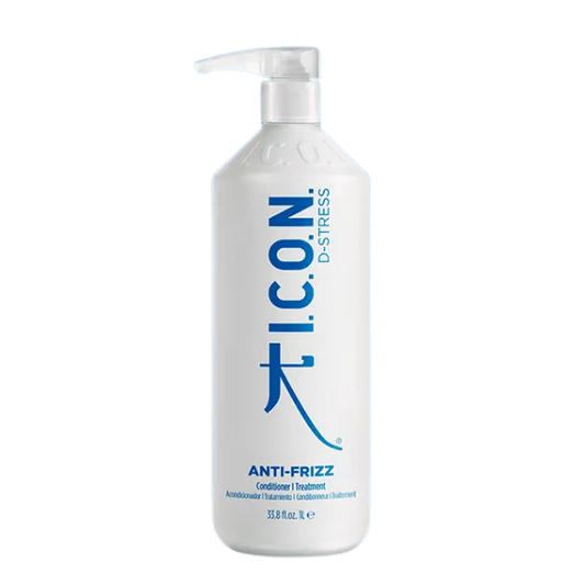 מרכך לטיפול ושיקום שיער מקורזל ומרדני מסדרת 'אנטי פריז' 1000 מ"ל - אייקון