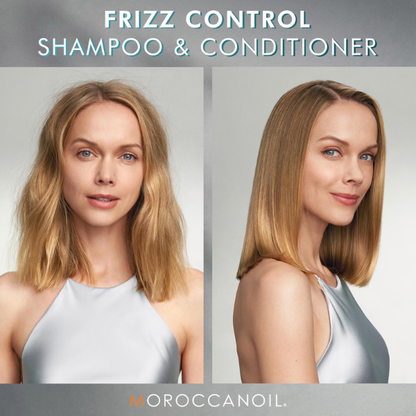 מארז שמפו 500 מ"ל + מרכך 500 מ"ל למניעת קרזול וחשמל סטטי מסדרת 'פריז קונטרול' - מרוקן אויל