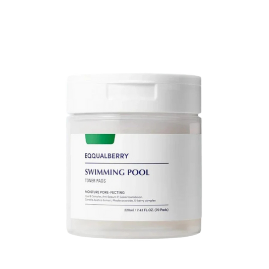 פדי טונר לניקוי, טיפול בנקבוביות והענקת לחות לעור הפנים 70 יח' - EQQUALBERRY