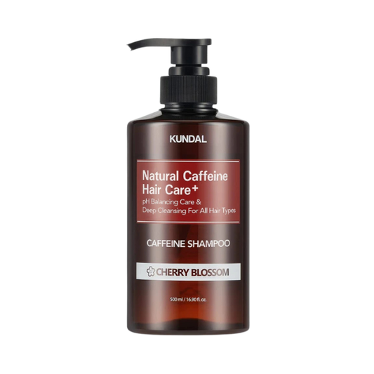 שמפו ללא מלחים 'קפאין' לניקוי עמוק ומניעת נשירה 500 מ"ל - KUNDAL